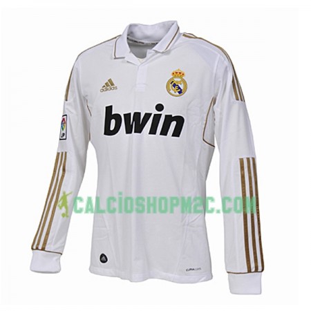 Real Madrid Retro Maglia Prima 2011-2012 Manica Lunga